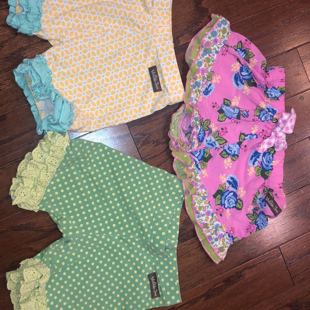 Matilda Jane Girls Shorts Bundle- Size 6